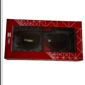 Tom's Dalston Audi R8 Sunglasses LIMITED EDITION Brown Smoke Grey Lens NWT